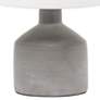 Simple Designs 9 1/2"H Gray Bocksbeutal Accent Table Lamp