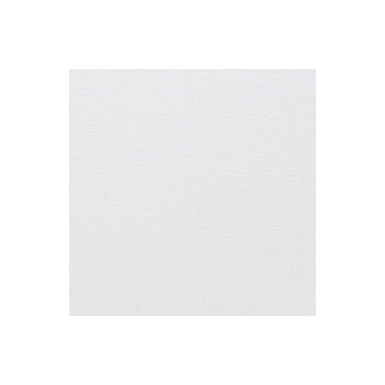 Image 5 Simple Designs 9 3/4"H White Shade Chrome Accent Table Lamp more views