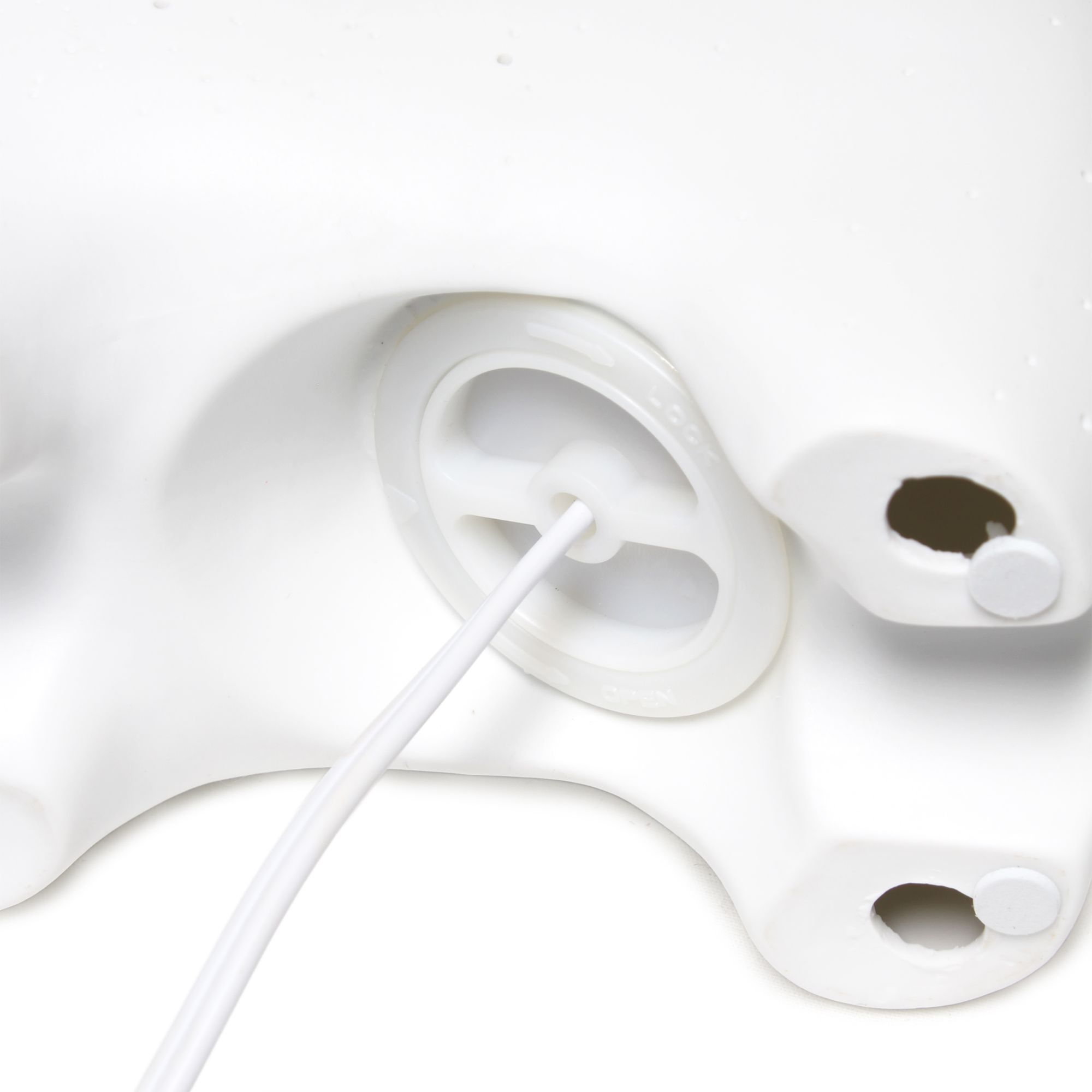 Simple Designs 9" High White Porcelain Unicorn Accent Table Lamp