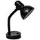 Simple Designs Basic Black Flexible Hose Neck Desk Lamp