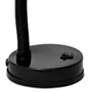 Simple Designs Basic Black Flexible Hose Neck Desk Lamp in scene