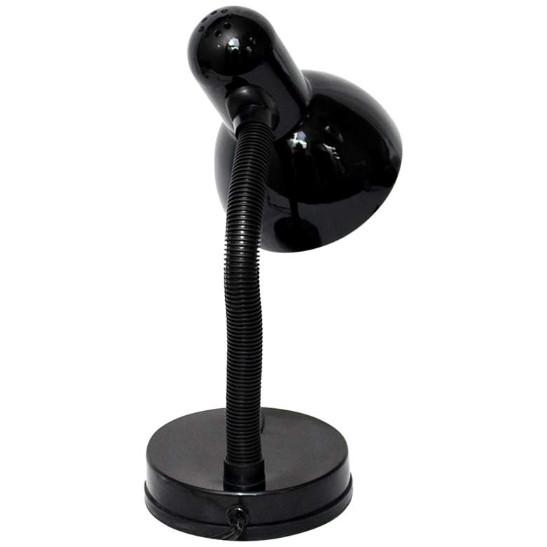 Image 6 Simple Designs Basic Black Flexible Hose Neck Desk Lamp more views