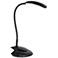 Simple Designs Black Adjustable LED Rounded Clip Light