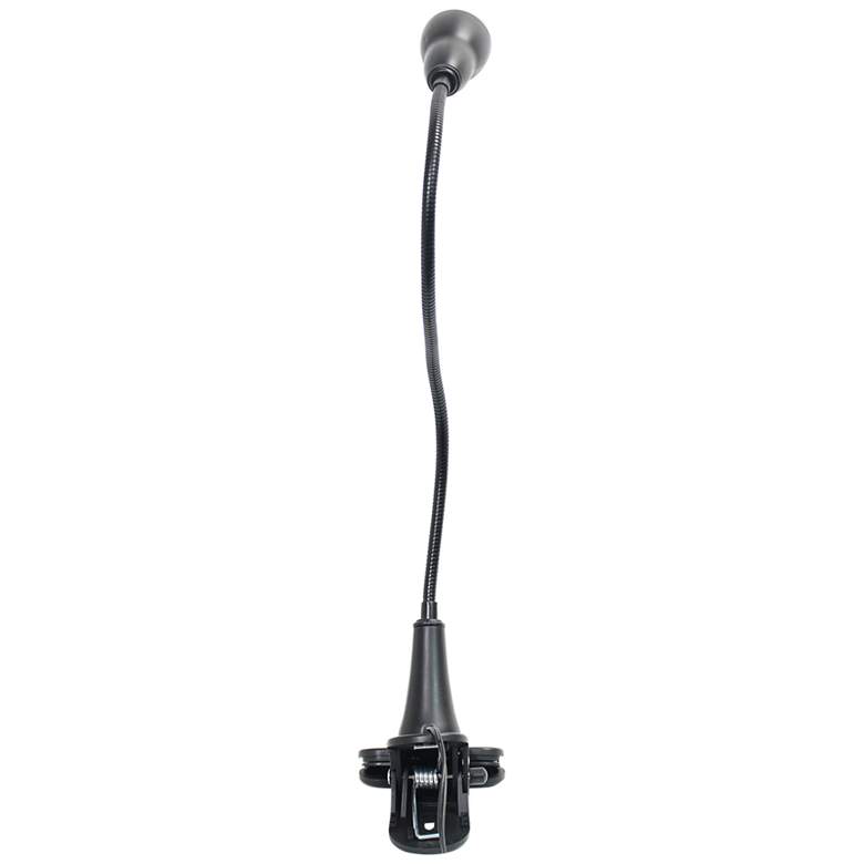 Image 6 Simple Designs Black Gooseneck LED Clip Light Desk Lamp more views