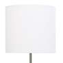 4_Simple Designs Brushed Nickel Floor Lamp more views