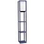 Thumbnail2 of Simple Designs Navy 3-Self Etagere Floor Lamp with USB Ports and Outlet