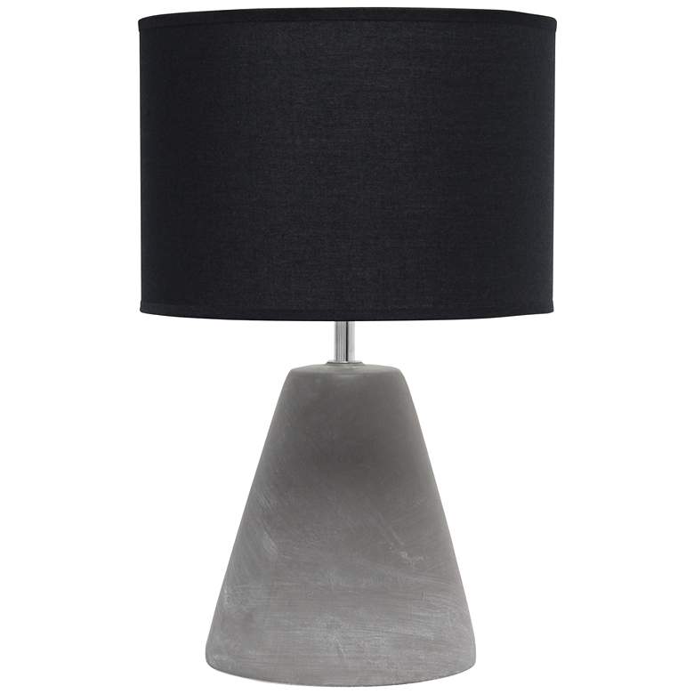 Image 2 Simple Designs Pinnacle 14 1/4" High Black Accent Table Lamp