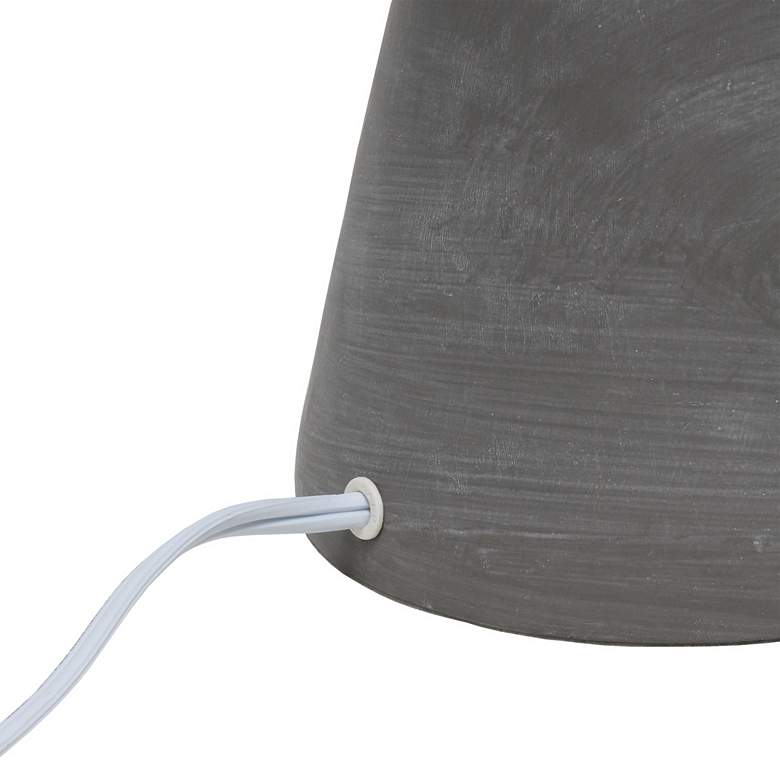 Image 3 Simple Designs Pinnacle 14 1/4" High Black Accent Table Lamp more views