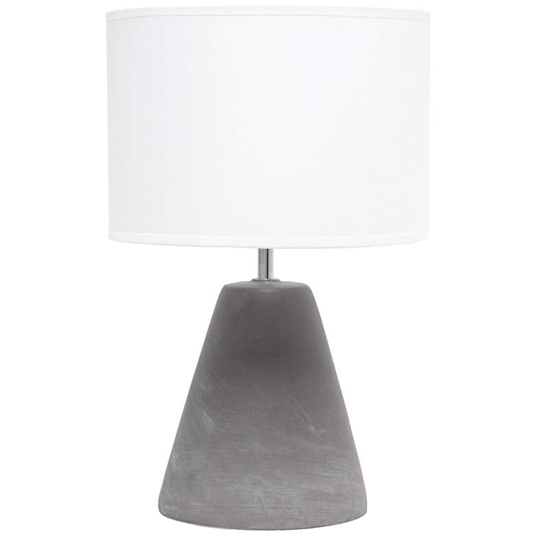 Image 2 Simple Designs Pinnacle 14 1/4 inch High White Accent Table Lamp