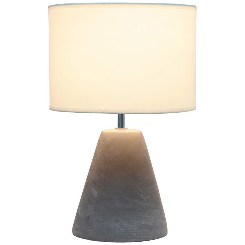 Image 7 Simple Designs Pinnacle 14 1/4 inch High White Accent Table Lamp more views