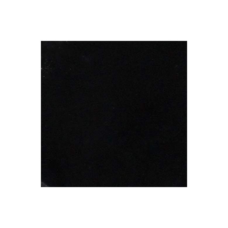 Image 7 Simple Designs Prism 10 1/2"H Black Round Accent Table Lamp more views