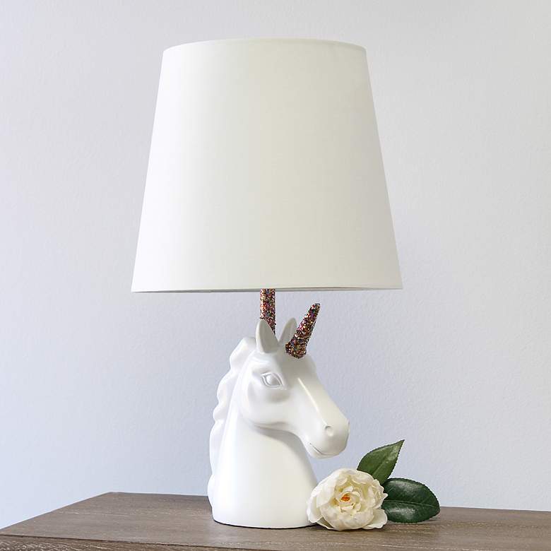 Image 1 Simple Designs Rainbow Wht Unicorn TL