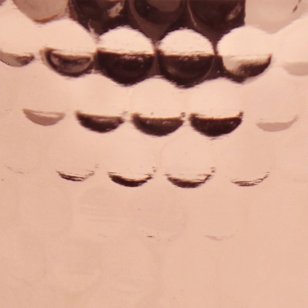 Simple Designs Rose Gold Metal Table Lamp with Organizer and USB Port