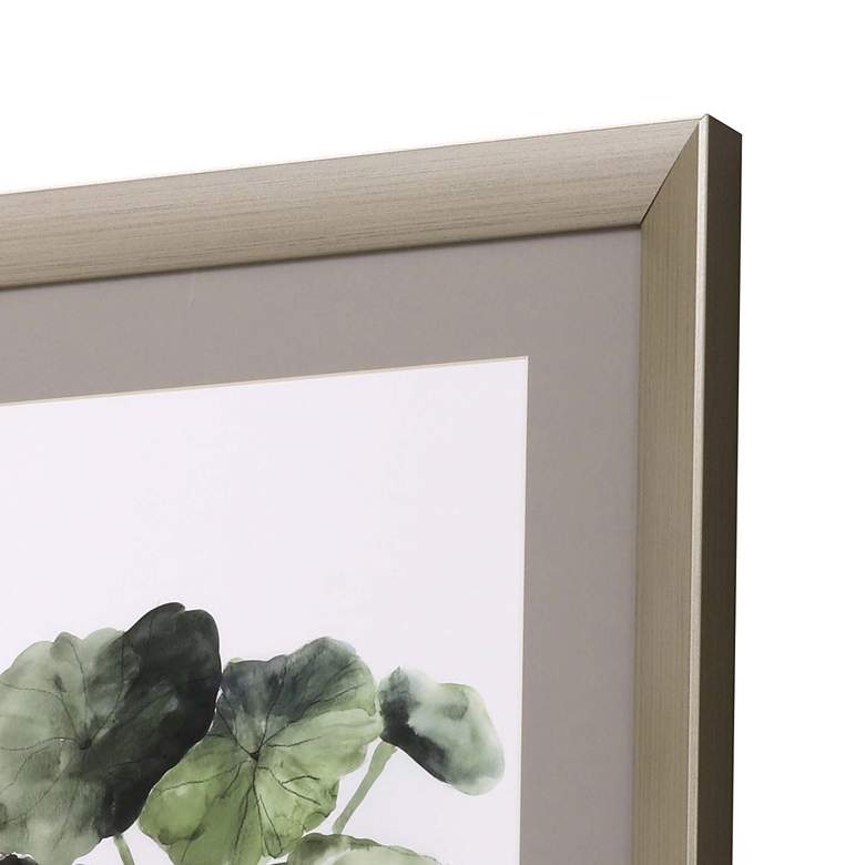 Image 4 Simple Glass 43" High 2-Piece Giclee Framed Wall Art Set more views