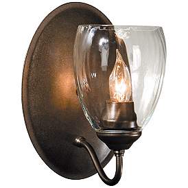 Image2 of Simple Lines Collection Water Glass 8 3/4" High Wall Sconce