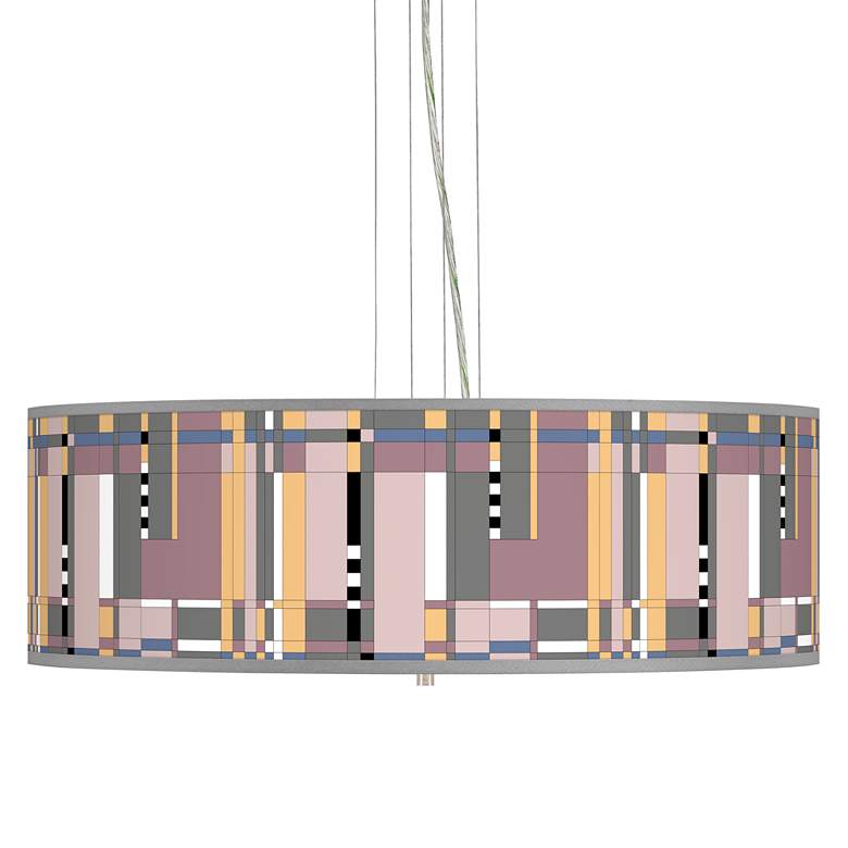 Image 1 Simplicity Giclee 24" Wide 4-Light Pendant Chandelier