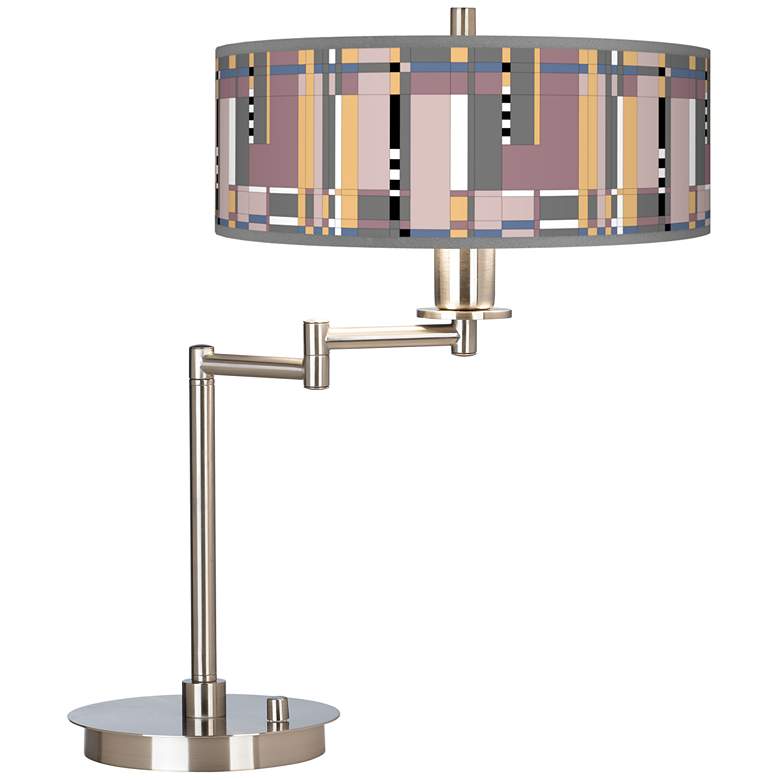 Image 1 Simplicity Giclee CFL Swing Arm Desk Lamp