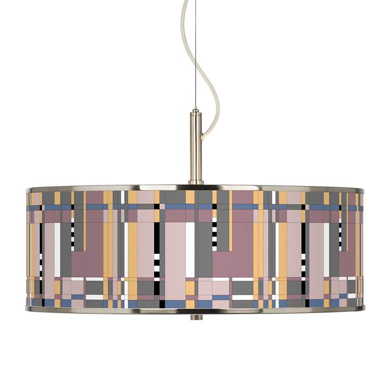 Image 1 Simplicity Giclee Glow 20" Wide Pendant Light