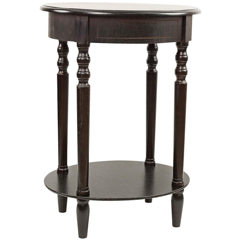 Image 1 Simplify Espresso Oval Accent Table