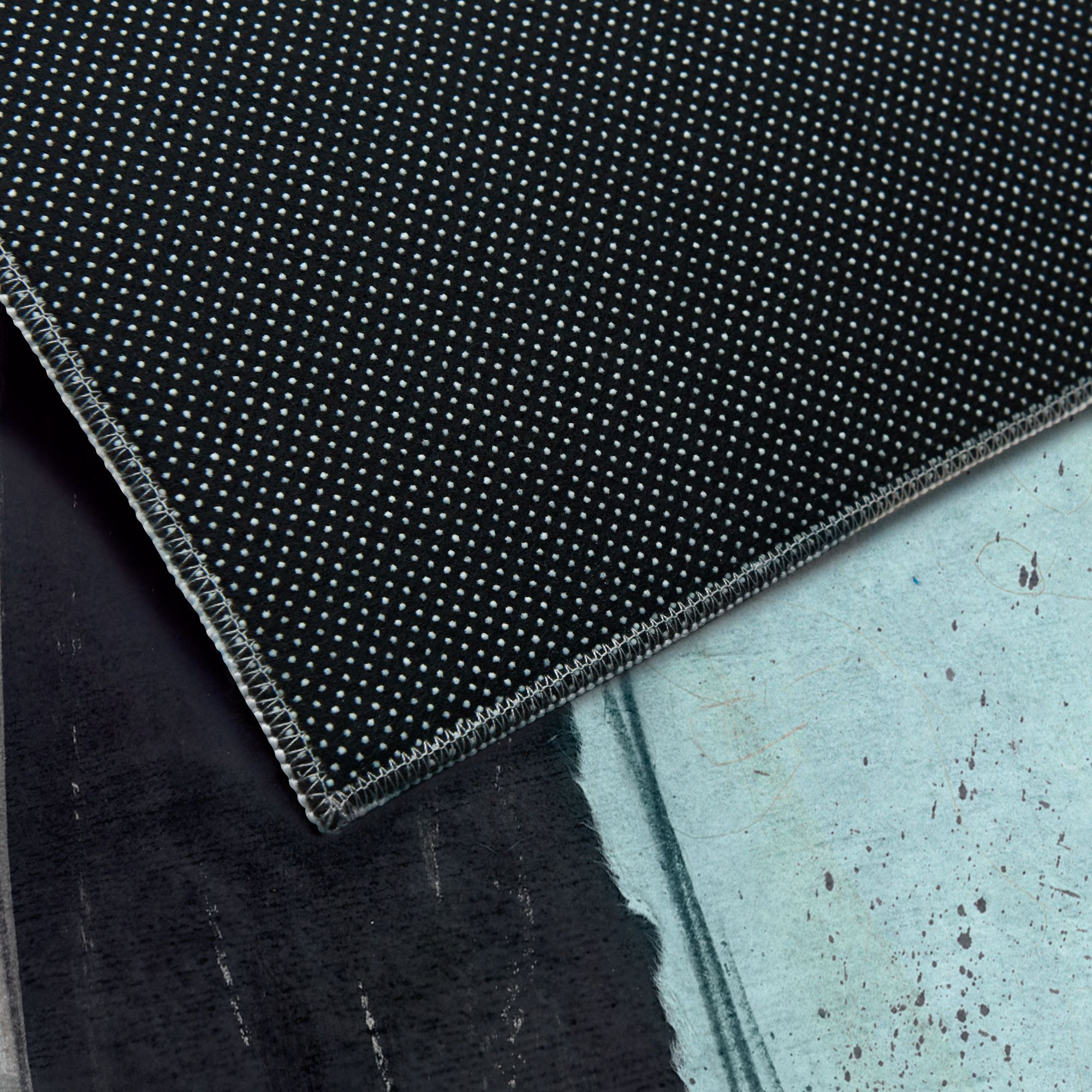 Image 4 Simply Shapes II Washable Geometric Art Area Rug size 5'x8' more views