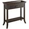 Simpson 30" Wide Chocolate Cherry Tray Edge Hall Stand