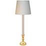 Simsbury Candlestick-Style Polished Brass Buffet Table Lamp