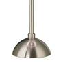 Simulated Leatherette Giclee Brushed Nickel Table Lamp