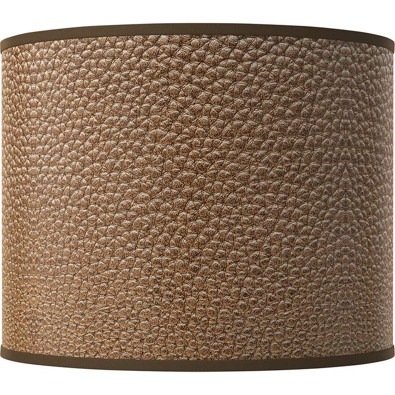 Image 1 Simulated Leatherette Giclee Drum Lamp Shade 14x14x11 (Spider)
