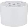Thumbnail2 of Simulated Leatherette Giclee Drum Shade 15.5x15.5x11 (Spider) more views