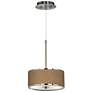 Simulated Leatherette Giclee Glow 10 1/4" Wide Pendant Light