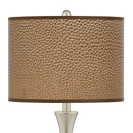 Image2 of Simulated Leatherette Trish Nickel Touch Table Lamps Set of 2 more views