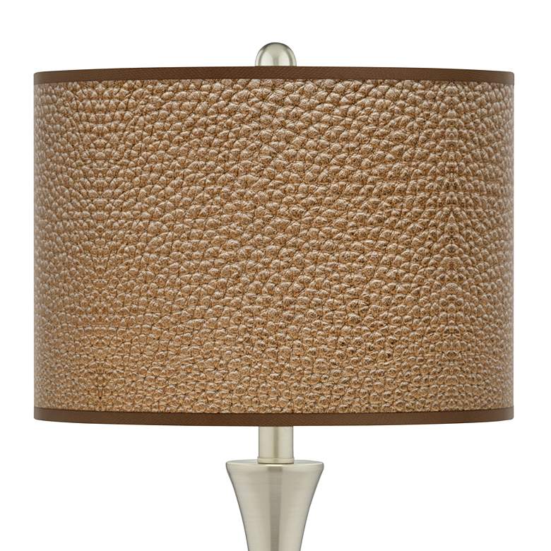 Image 2 Simulated Leatherette Trish Nickel Touch Table Lamps Set of 2 more views