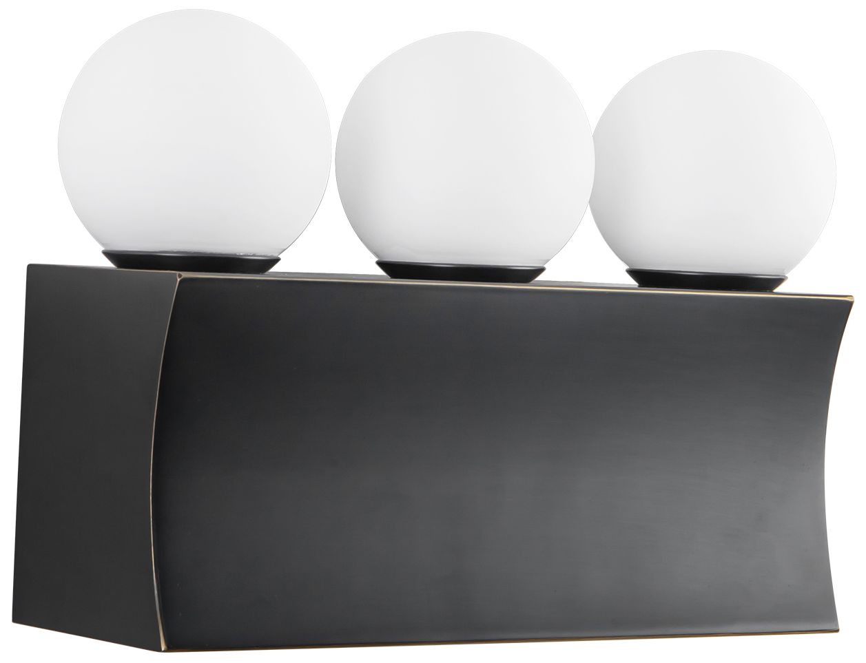 Image 3 Sinclair 12-in Urban Bronze dimmable LED Wall/Vanity Light more views