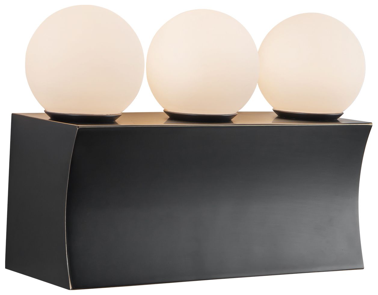 Image 4 Sinclair 12-in Urban Bronze dimmable LED Wall/Vanity Light more views