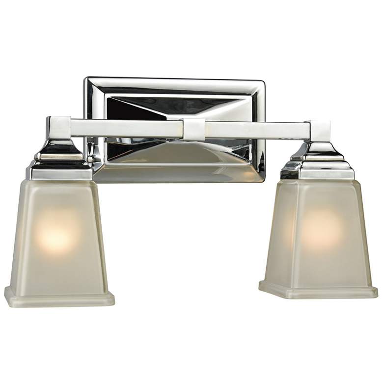 Image 1 Sinclair 15 inch Wide 2-Light Vanity Light - Polished Chrome