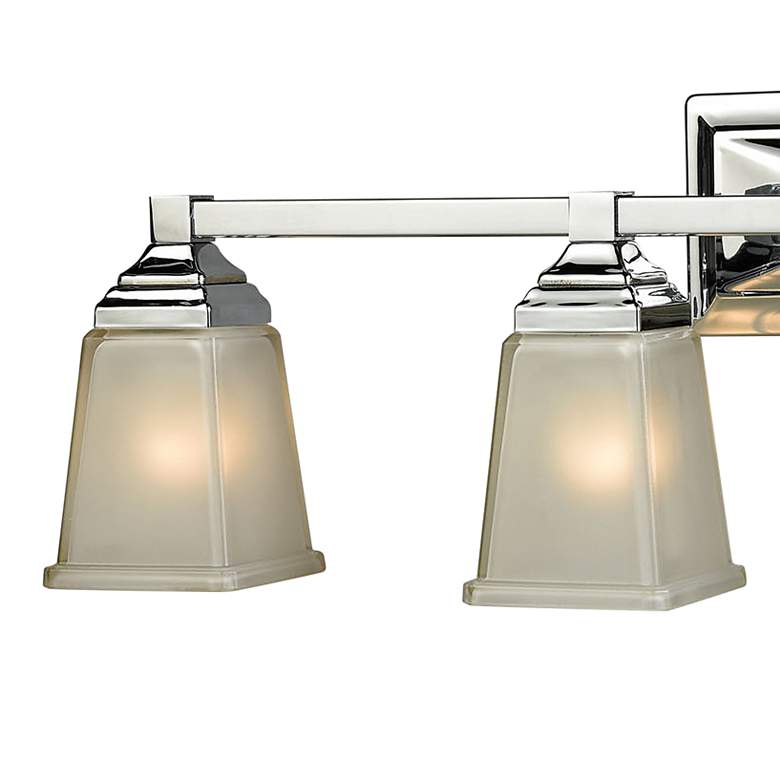 Image 2 Sinclair 30" Wide Polished Chrome 4-Light Vanity Bath Light more views