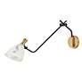 2_Sinclair Heritage Brass and Black Swing Arm Wall Lamp more views