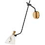 7_Sinclair Heritage Brass and Black Swing Arm Wall Lamp more views