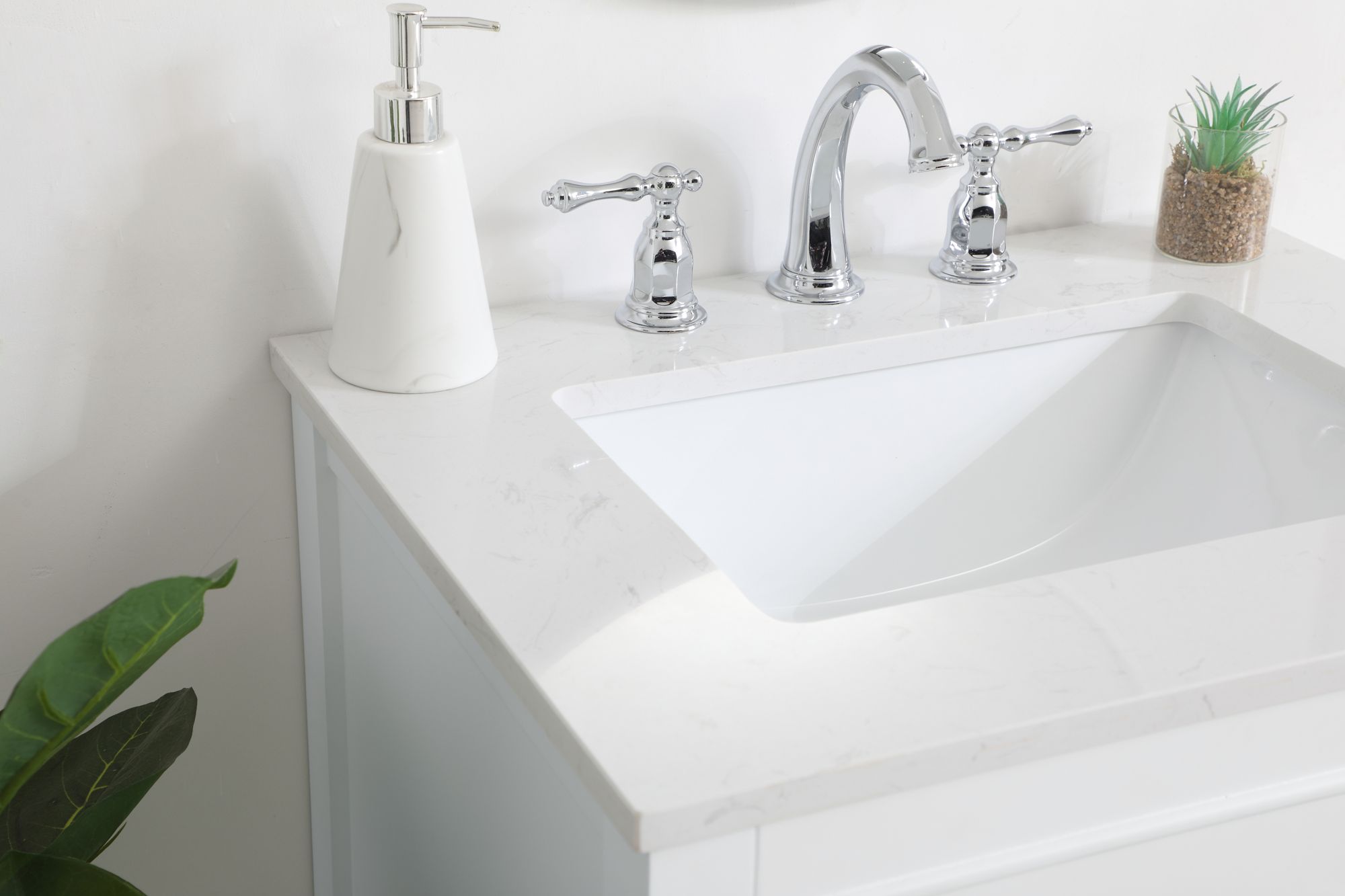 Image 5 Sinclaire 24" Wide White Single Sink Bathroom Vanity more views