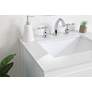 5_Sinclaire 24" Wide White Single Sink Bathroom Vanity more views