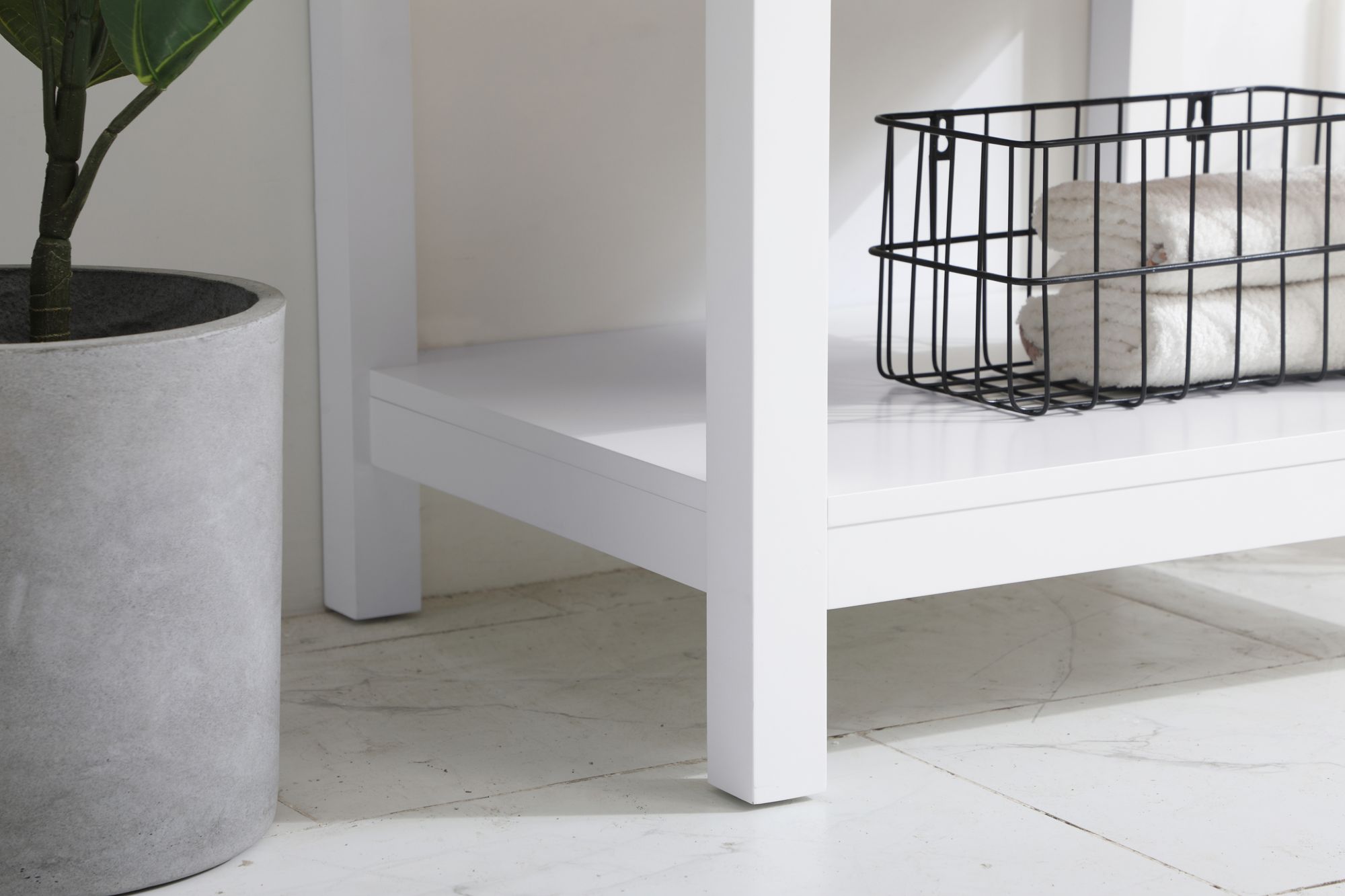 Image 6 Sinclaire 24" Wide White Single Sink Bathroom Vanity more views