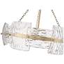 5_Sinclara 24 3/4" Wide Vintage Brass 4-Light Pendant more views