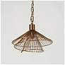 3_Sinfi 1-Light Brass Pendant Light more views