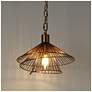 4_Sinfi 1-Light Brass Pendant Light more views