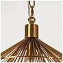 6_Sinfi 1-Light Brass Pendant Light more views