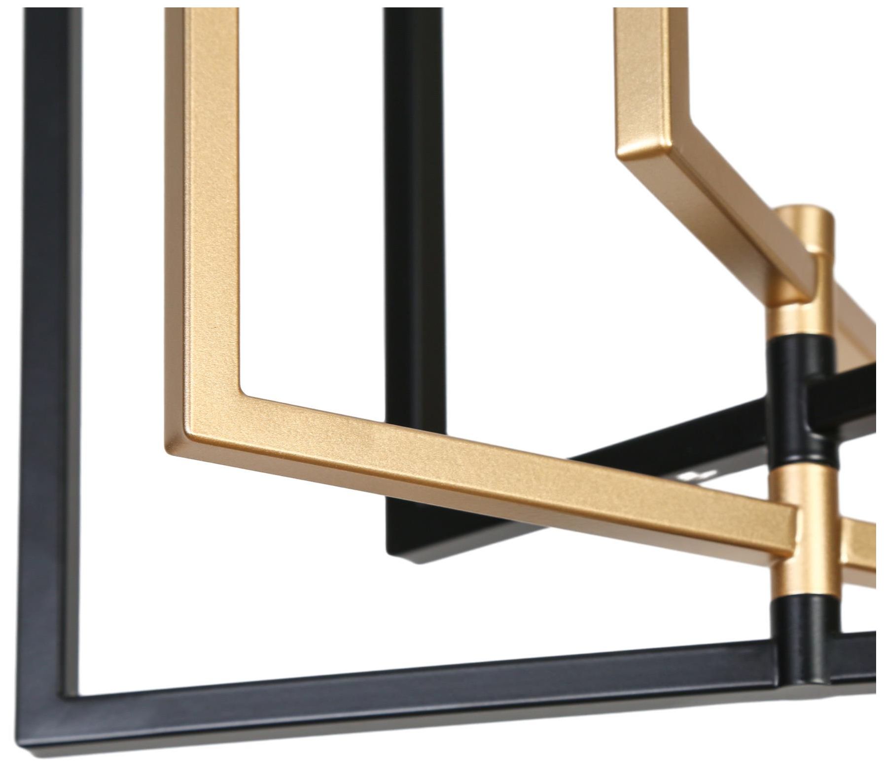 Thumbnail3 of Sinfi 12"W Matte Black and Satin Brass Metal 1-Light Pendant more views