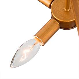 Image5 of Sinfi 15 1/2" Wide 4-Light Golden Chandelier more views