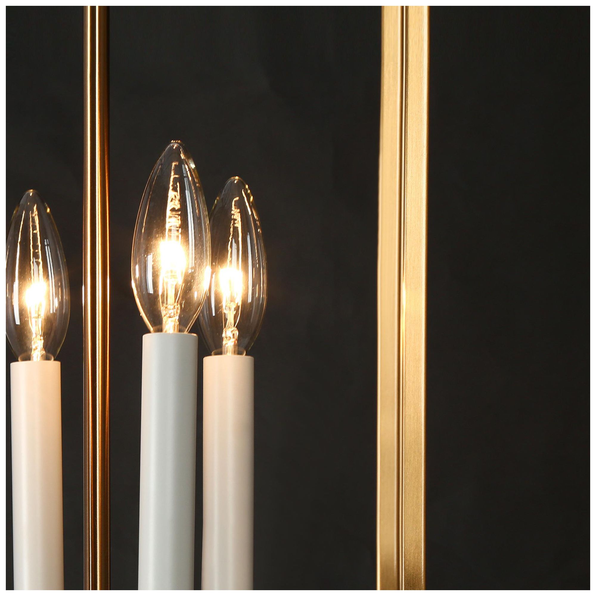 Image 4 Sinfi 4-Light Gold Lantern Chandelier more views