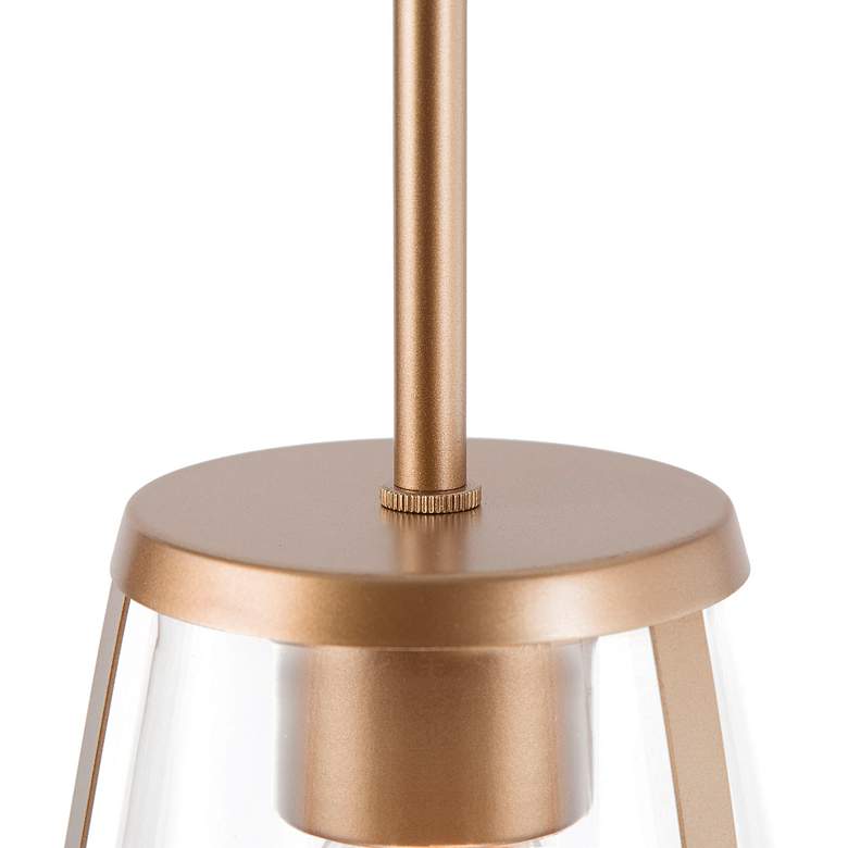 Image 3 Sinfi 7" Wide Gold Mini Pendant Light more views