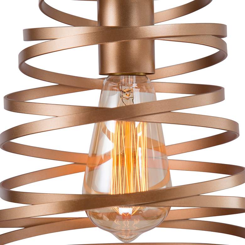 Image 3 Sinfi 8" Wide Gold Mini Pendant Light more views